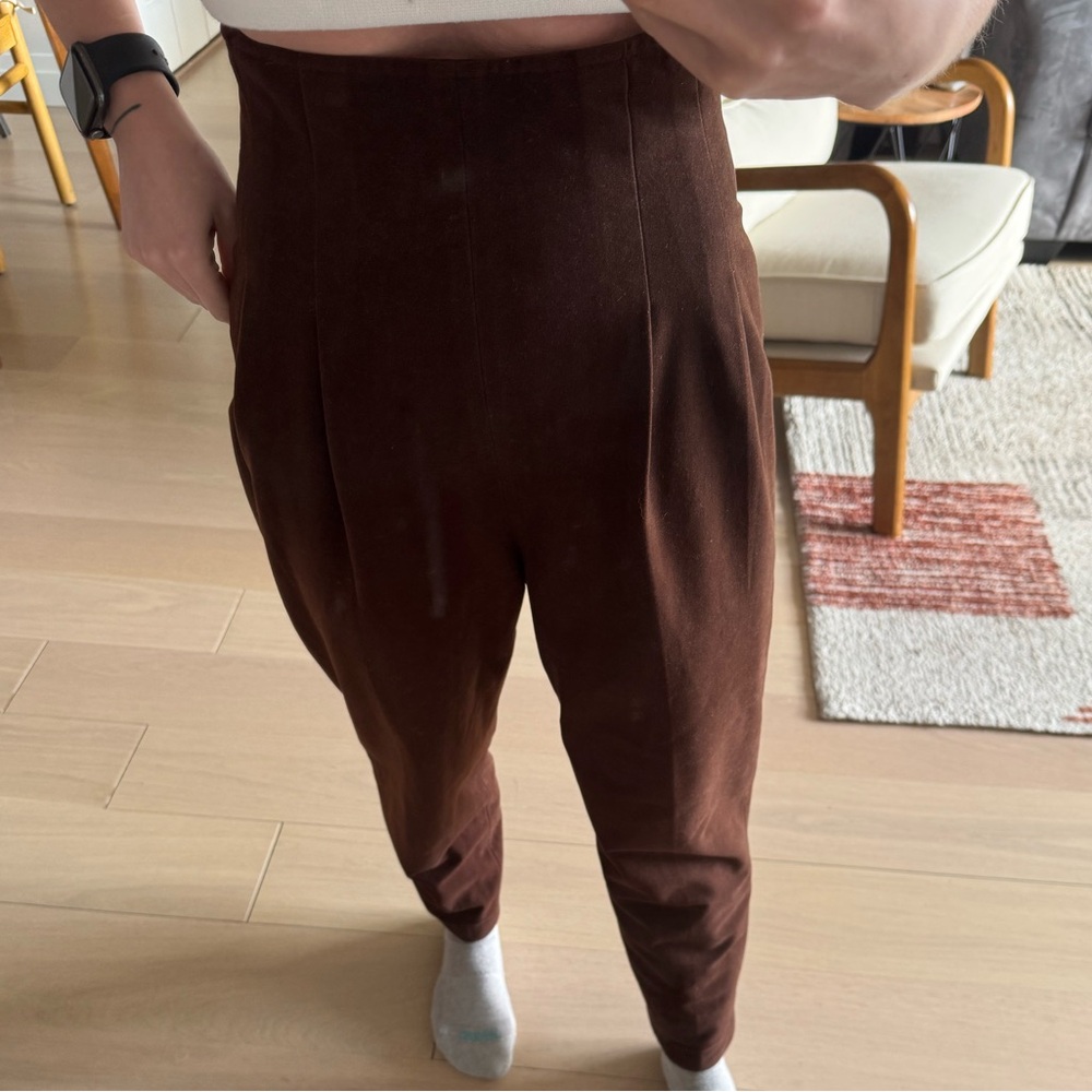 Vintage brown suede pants